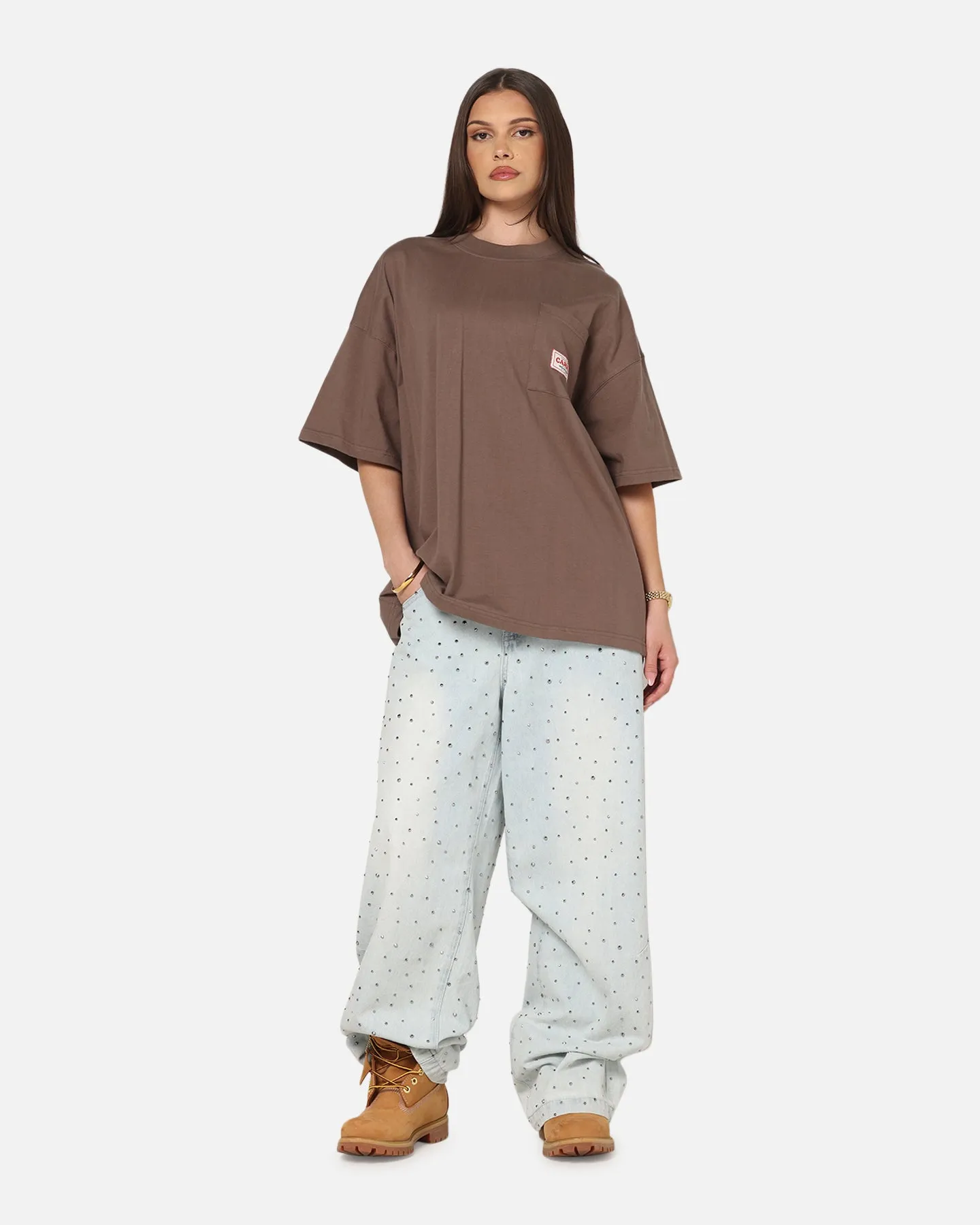 Carre Pocket T-Shirt Brown sold by Culture Kings product image thumbnail 4