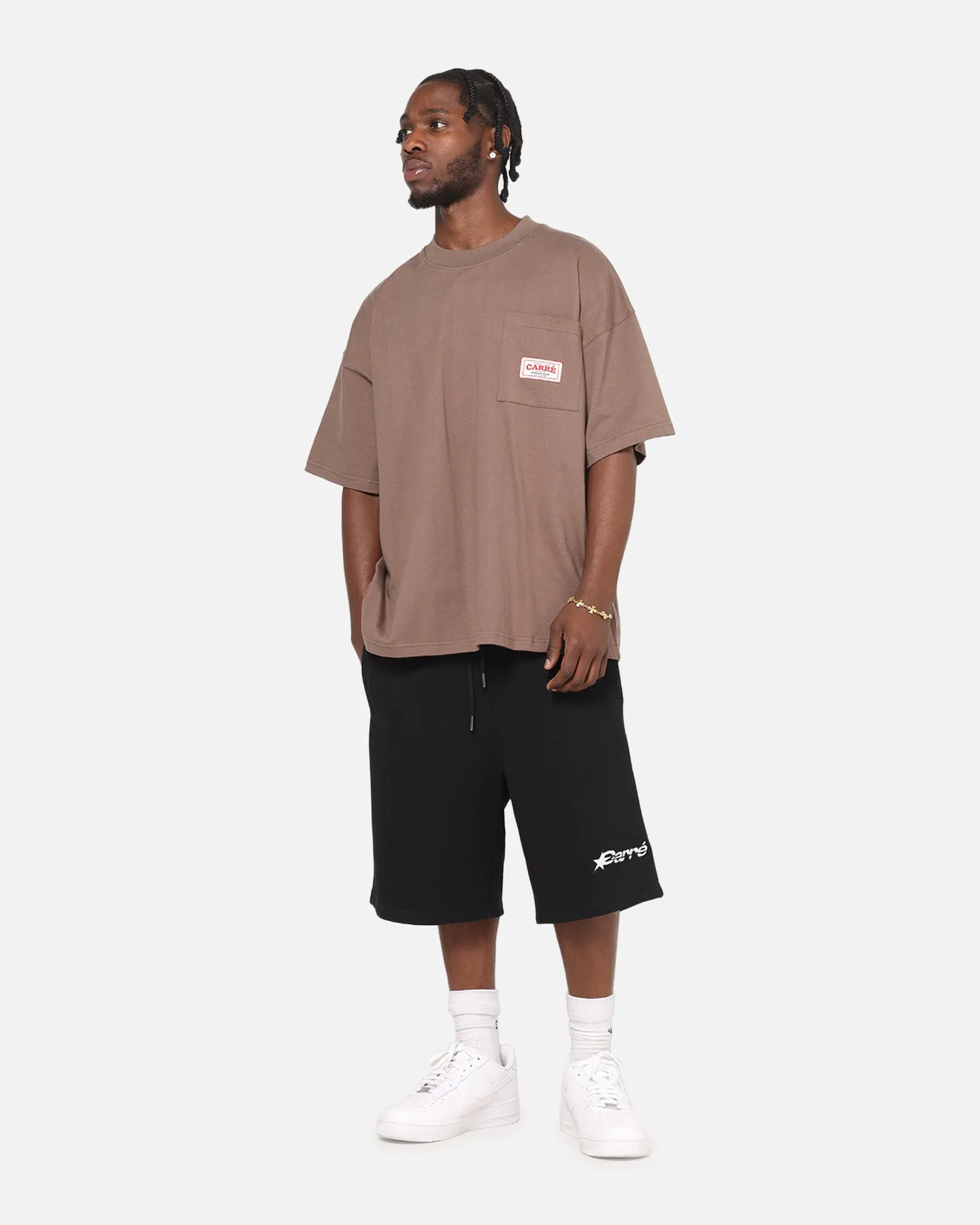 Carre Pocket T-Shirt Brown sold by Culture Kings product image thumbnail 4