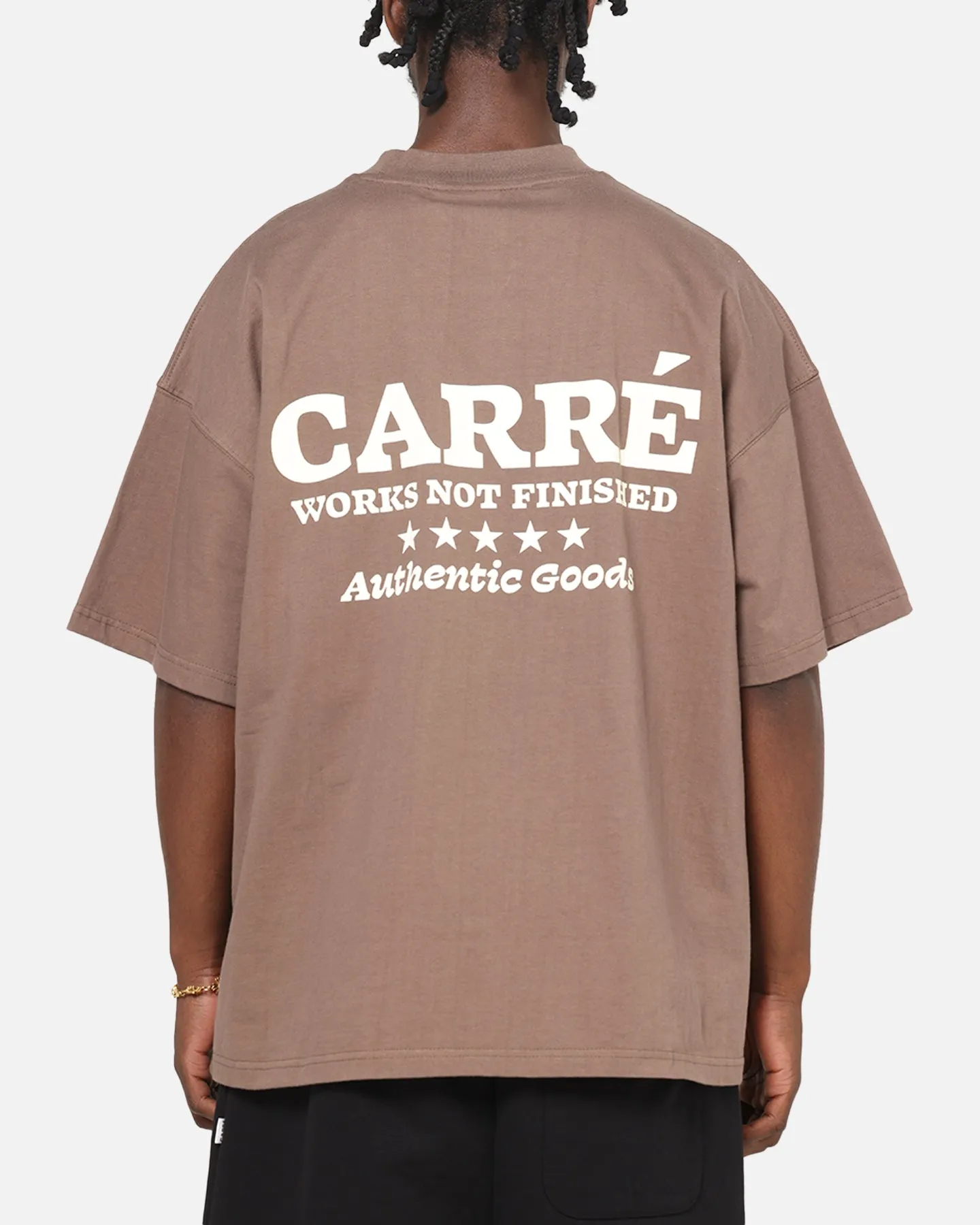 Carre Pocket T-Shirt Brown sold by Culture Kings