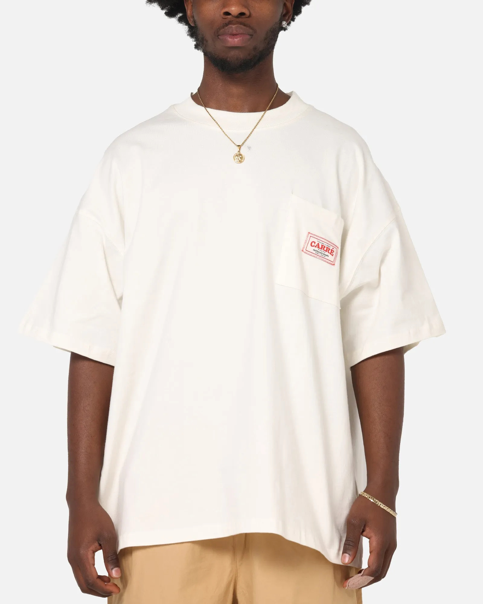 Carre Pocket T-Shirt Off White sold by Culture Kings product image thumbnail 2