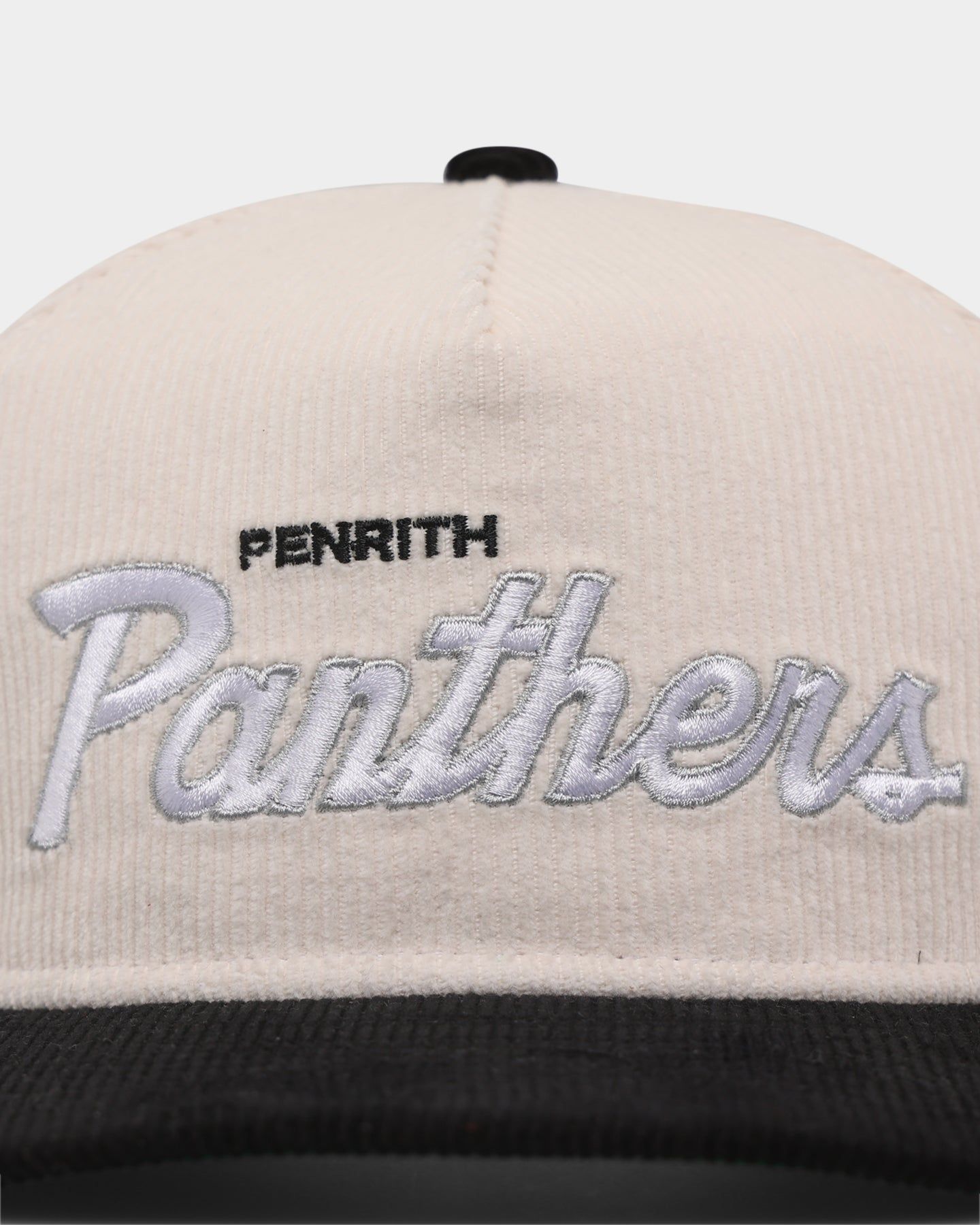New Era Penrith Panthers 'NRL Retro Script Corduroy' Golfer Snapback Chrome White sold by Culture Kings product image thumbnail 5