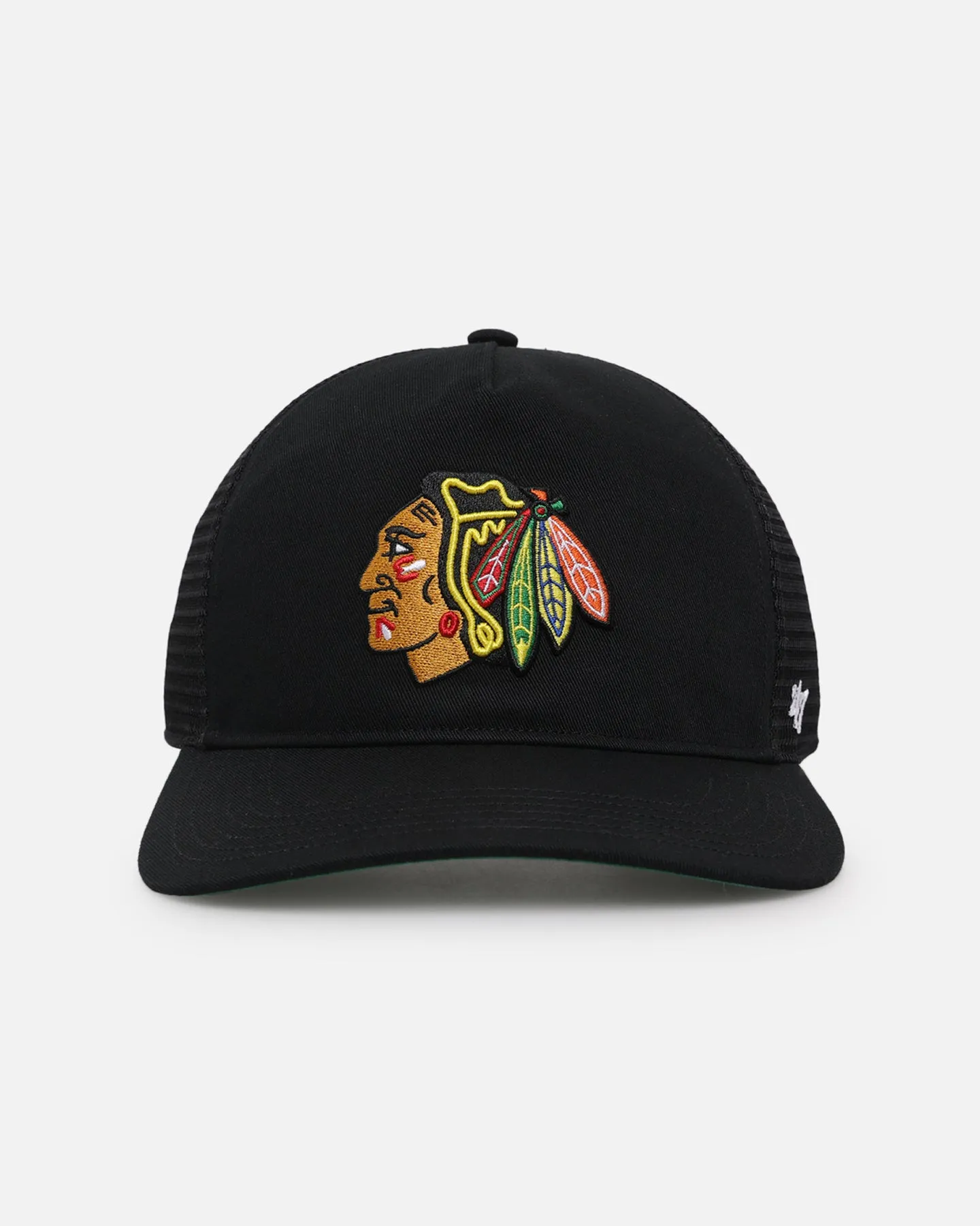 47 Brand Chicago Blackhawk Mesh '47 Hitch Trucker Snapback Black/Team sold by Culture Kings