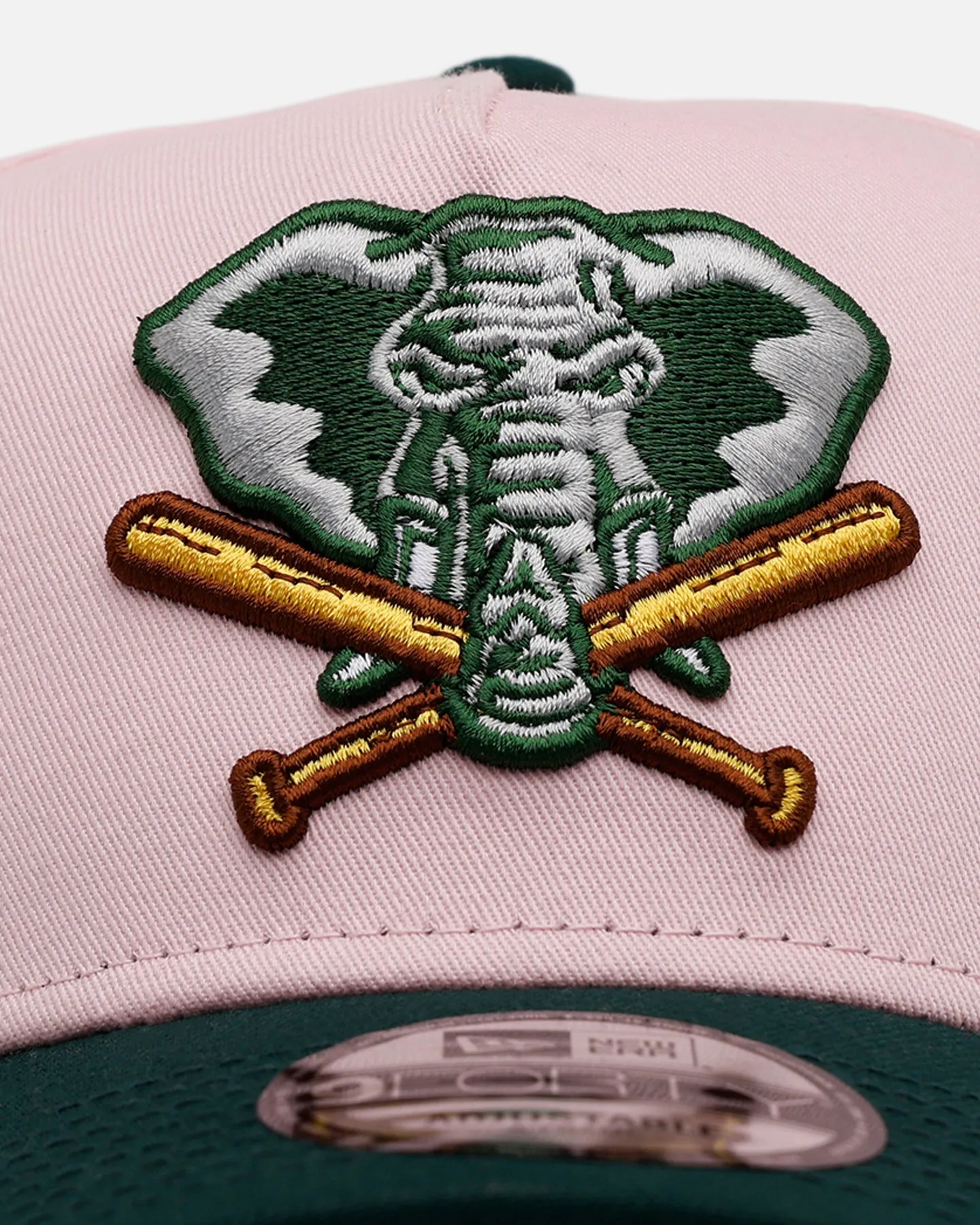 New Era Oakland Athletics 'Pink Crown' 9FORTY A-Frame Snapback Pink sold by Culture Kings product image thumbnail 5
