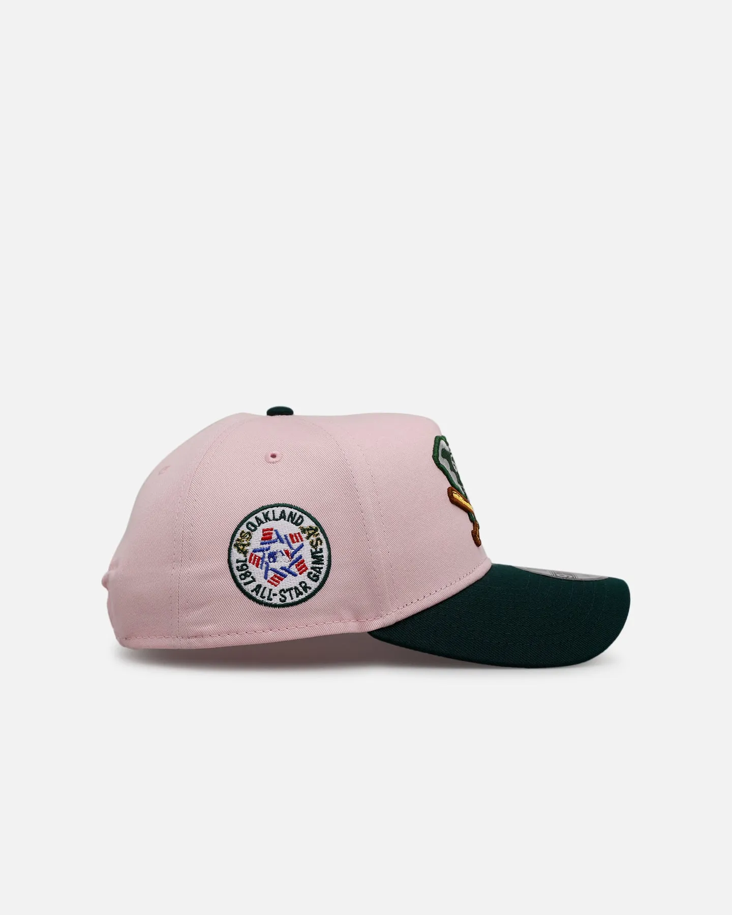 New Era Oakland Athletics 'Pink Crown' 9FORTY A-Frame Snapback Pink sold by Culture Kings product image thumbnail 3