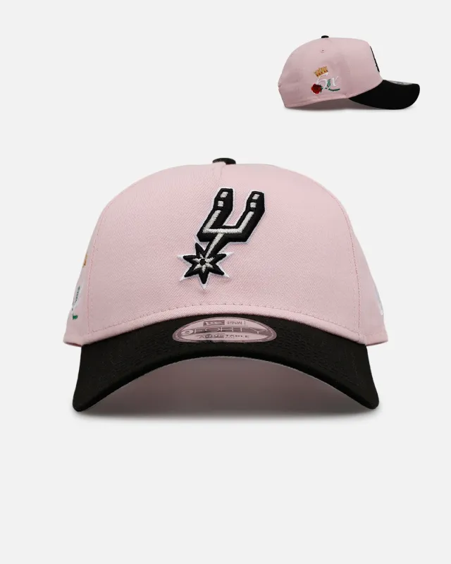 New Era San Antonio Spurs 'Pink Crown' 9FORTY A-Frame Snapback Pink sold by Culture Kings