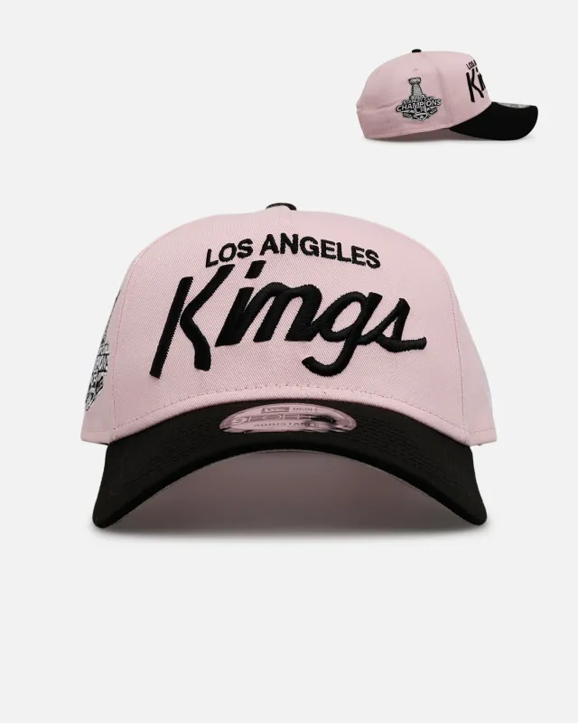 New Era Los Angeles Kings 'Pink Crown' 9FORTY A-Frame Snapback Pink sold by Culture Kings