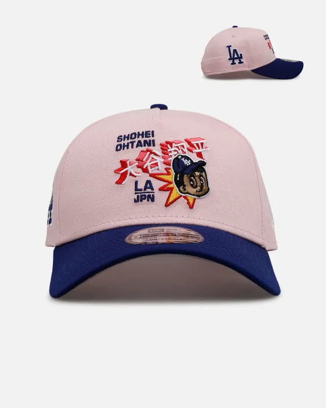 New Era Los Angeles Dodgers 'Pink Crown' Ohtani 9FORTY A-Frame Snapback Pink sold by Culture Kings