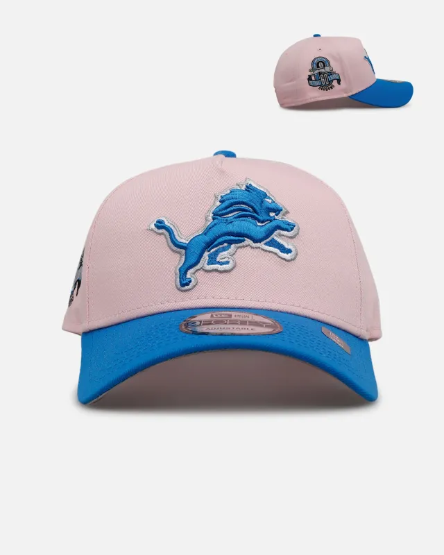 New Era Detroit Lions 'Pink Crown' 9FORTY A-Frame Snapback Pink sold by Culture Kings