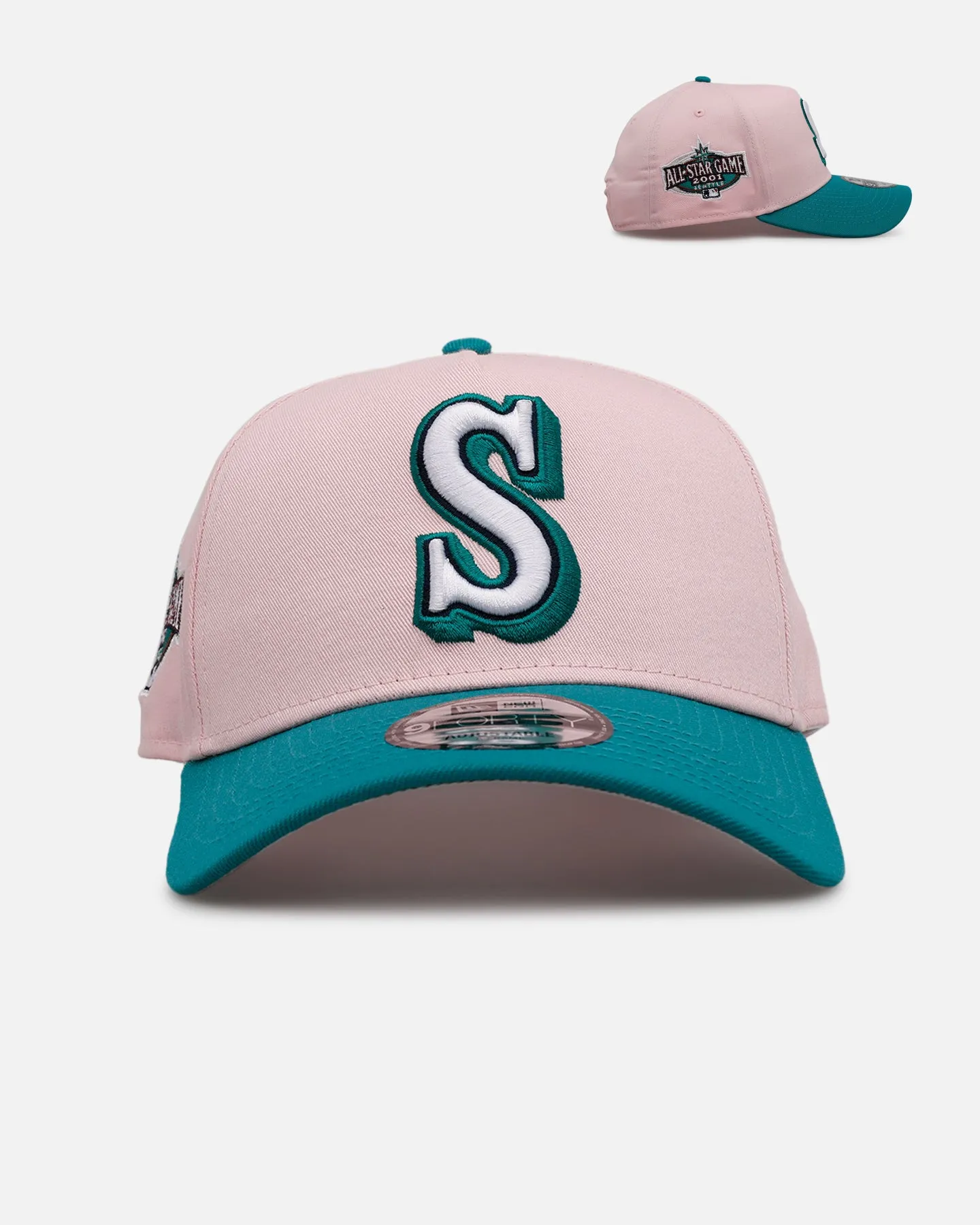 New Era Seattle Mariners 'Pink Crown' 9FORTY A-Frame Snapback Pink sold by Culture Kings