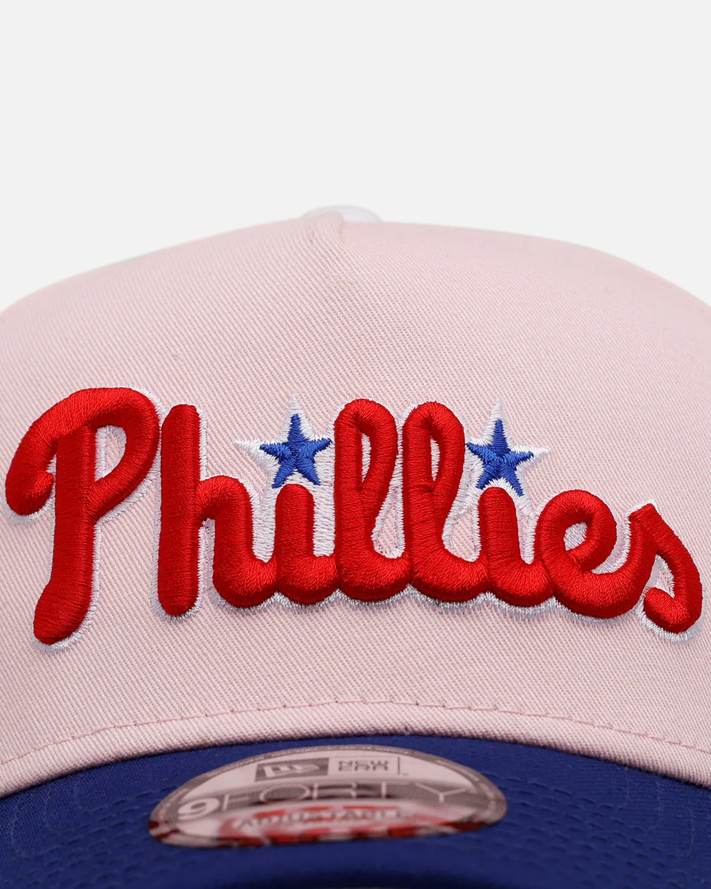 New Era Philadelphia Phillies 'Pink Crown' 9FORTY A-Frame Snapback Pink sold by Culture Kings product image thumbnail 5