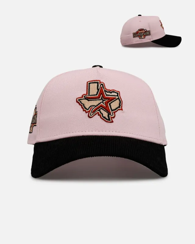 New Era Houston Astros 'Pink Crown' 9FORTY A-Frame Snapback Pink sold by Culture Kings