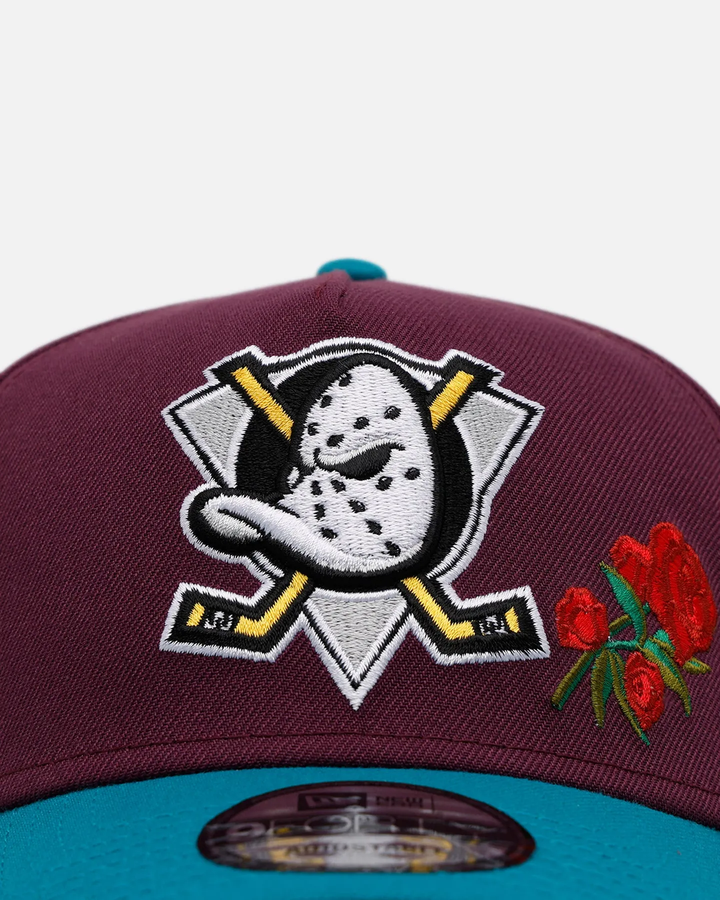New Era Anaheim Ducks 'Rose Emblem' 9FORTY A-Frame Snapback Official Team Color sold by Culture Kings product image thumbnail 5