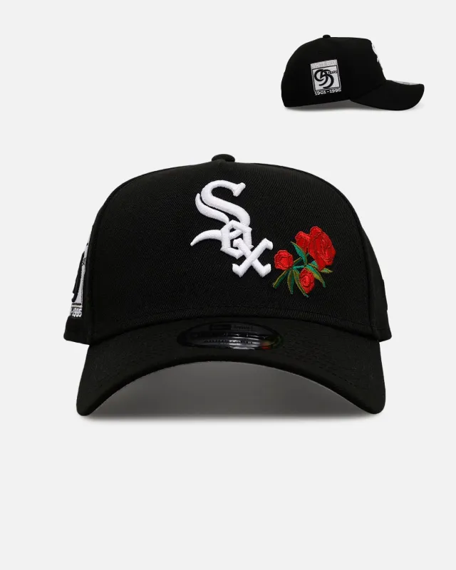 New Era Chicago White Sox 'Rose Emblem' 9FORTY A-Frame Snapback Official Team Color sold by Culture Kings