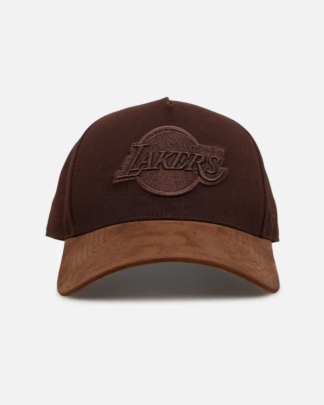 47 Brand Los Angeles Lakers 'Chocolate Pie' Offside Snapback Chocolate sold by Culture Kings