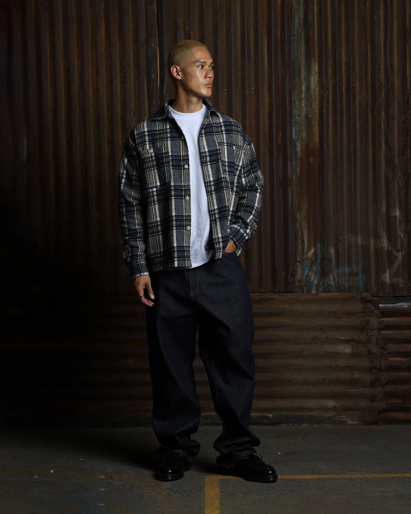 American Thrift Utility Flannel Shirt Blue sold by Culture Kings product image thumbnail 3