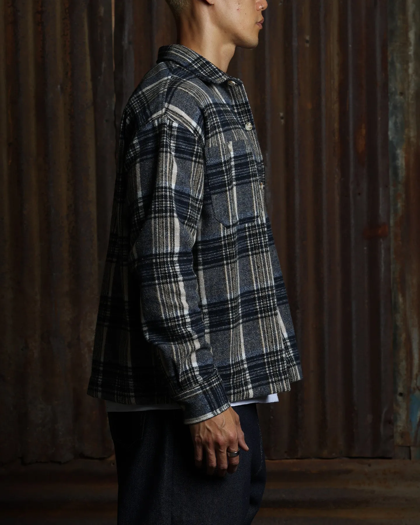 American Thrift Utility Flannel Shirt Blue sold by Culture Kings product image thumbnail 4