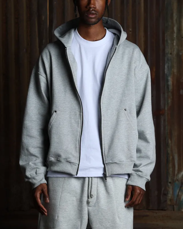 American Thrift Zip Hoodie Grey Heather sold by Culture Kings