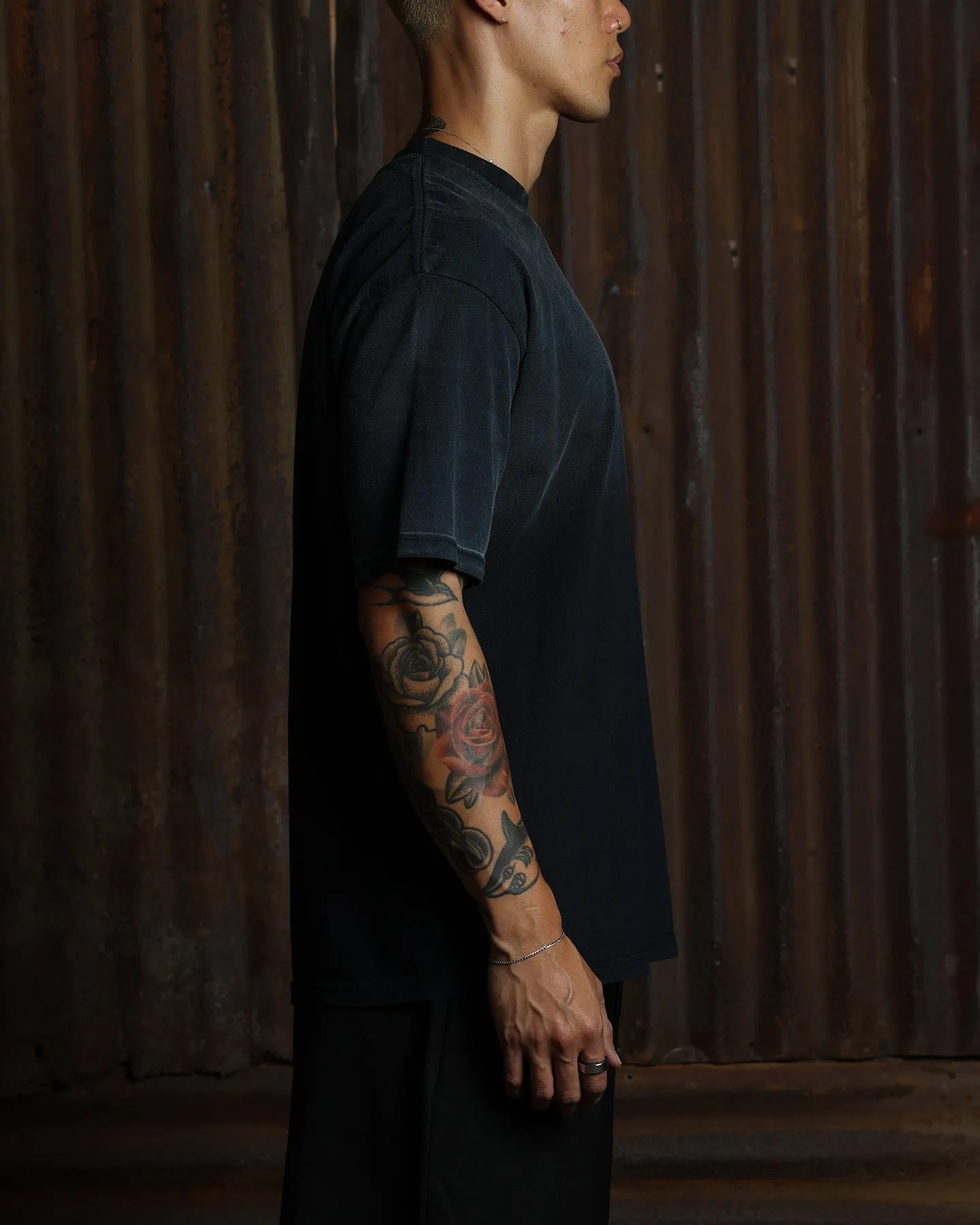 American Thrift Short Sleeve T-Shirt Washed Black sold by Culture Kings product image thumbnail 4