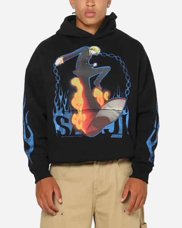 73Studio X One Piece Sanji Premium Hoodie Black sold by Culture Kings