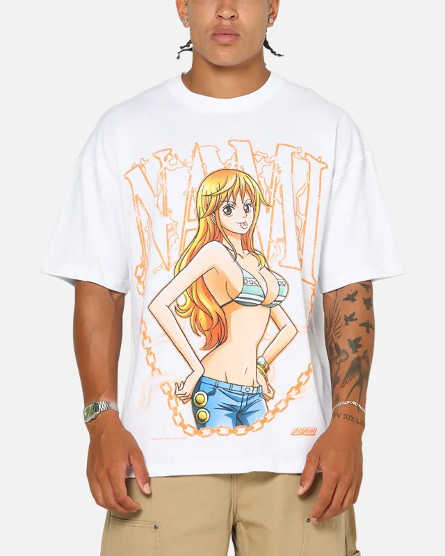 73Studio X One Piece Nami Vintage T-Shirt White sold by Culture Kings