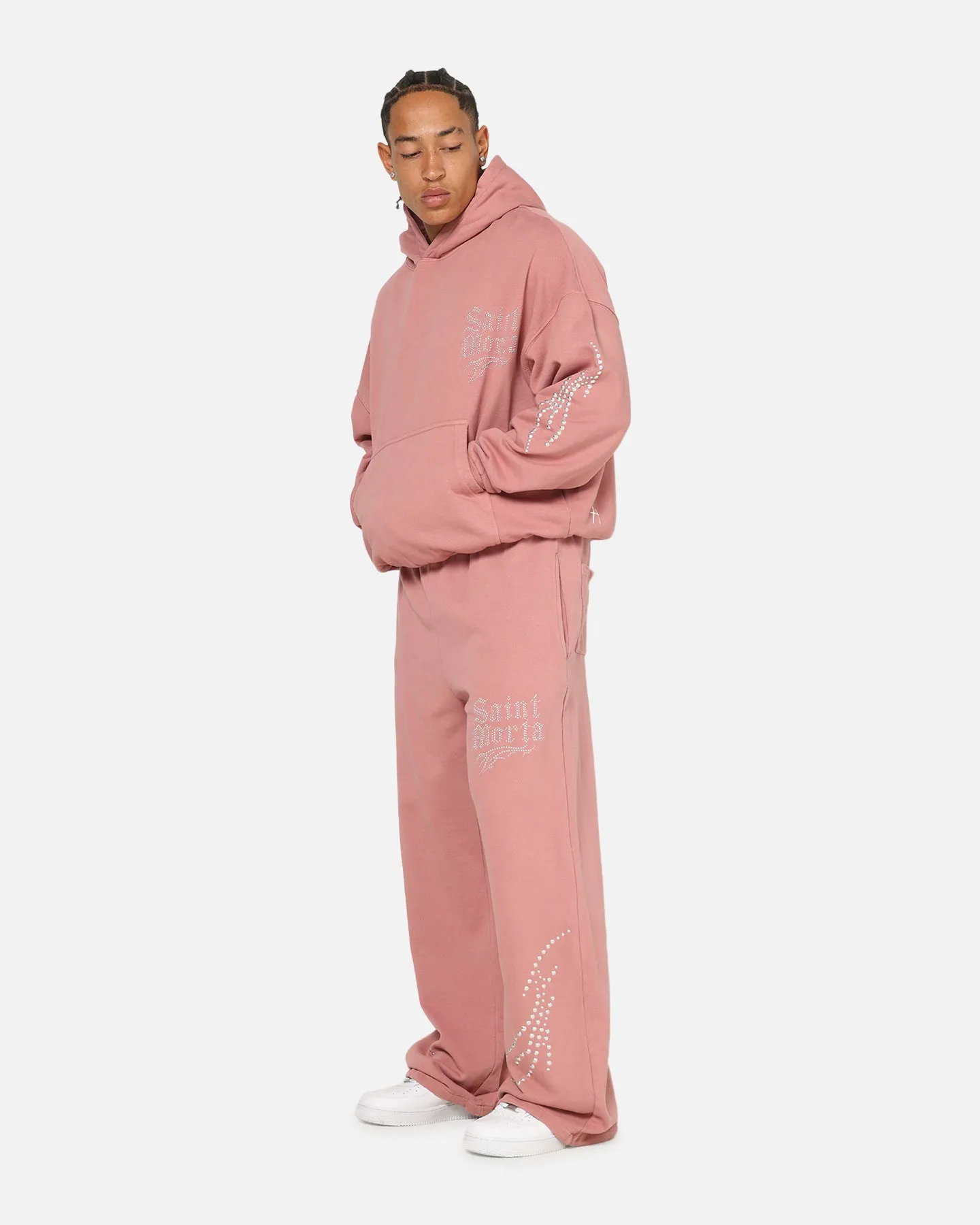 Saint Morta Sanctified Hoodie Dusty Pink sold by Culture Kings product image thumbnail 3