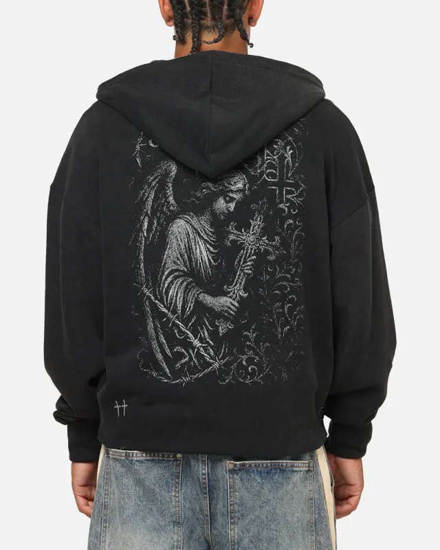 Saint Morta Crossbearer Zip Hoodie Black sold by Culture Kings