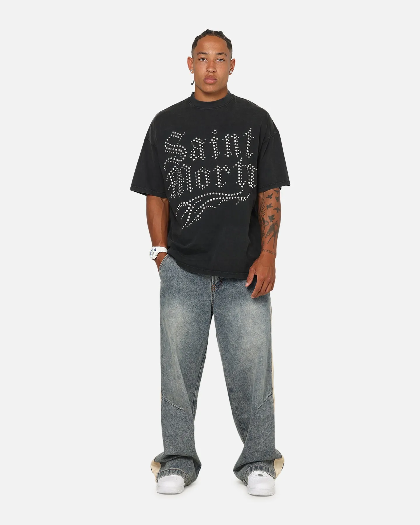 Saint Morta Sanctified T-Shirt Vintage Black sold by Culture Kings product image thumbnail 2