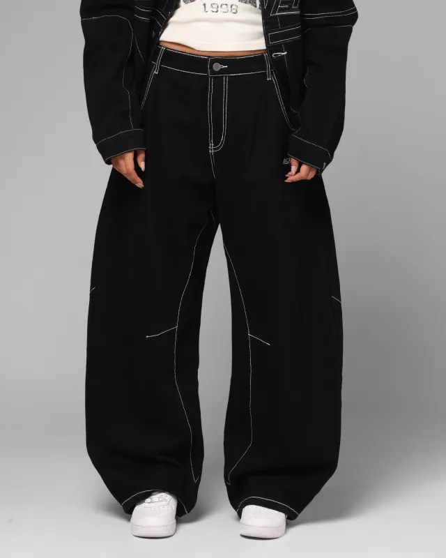 Loiter Biker Raver Jeans Black sold by Culture Kings