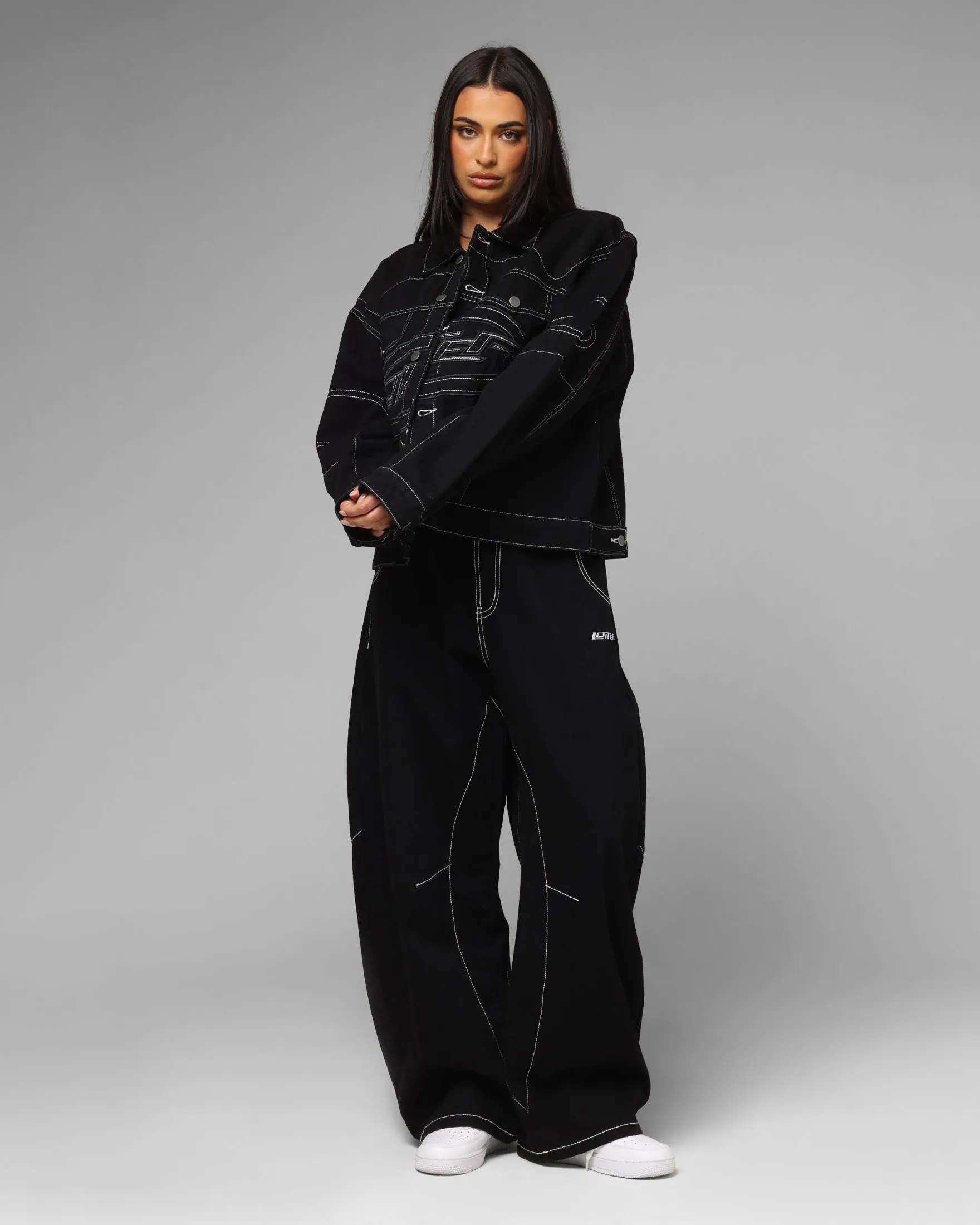 Loiter Biker Raver Jeans Black sold by Culture Kings product image thumbnail 2