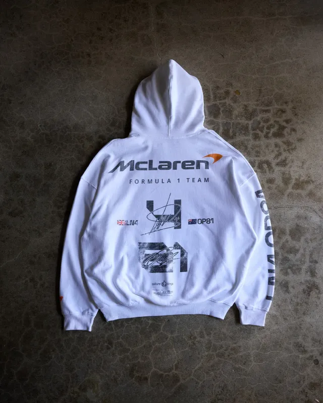 Culture Kings X McLaren F1 Team McLaren Hoodie White made by Culture Kings