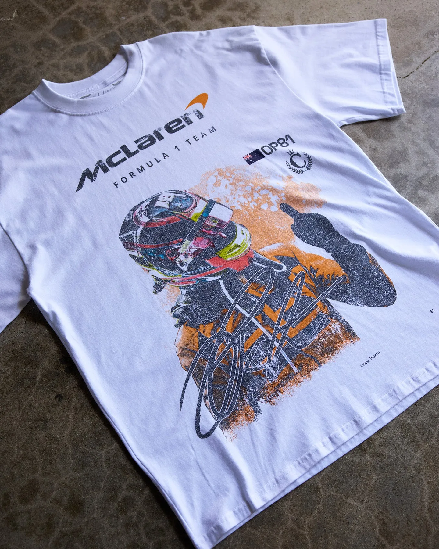 Culture Kings X McLaren F1 Oscar T-Shirt White sold by Culture Kings product image thumbnail 3