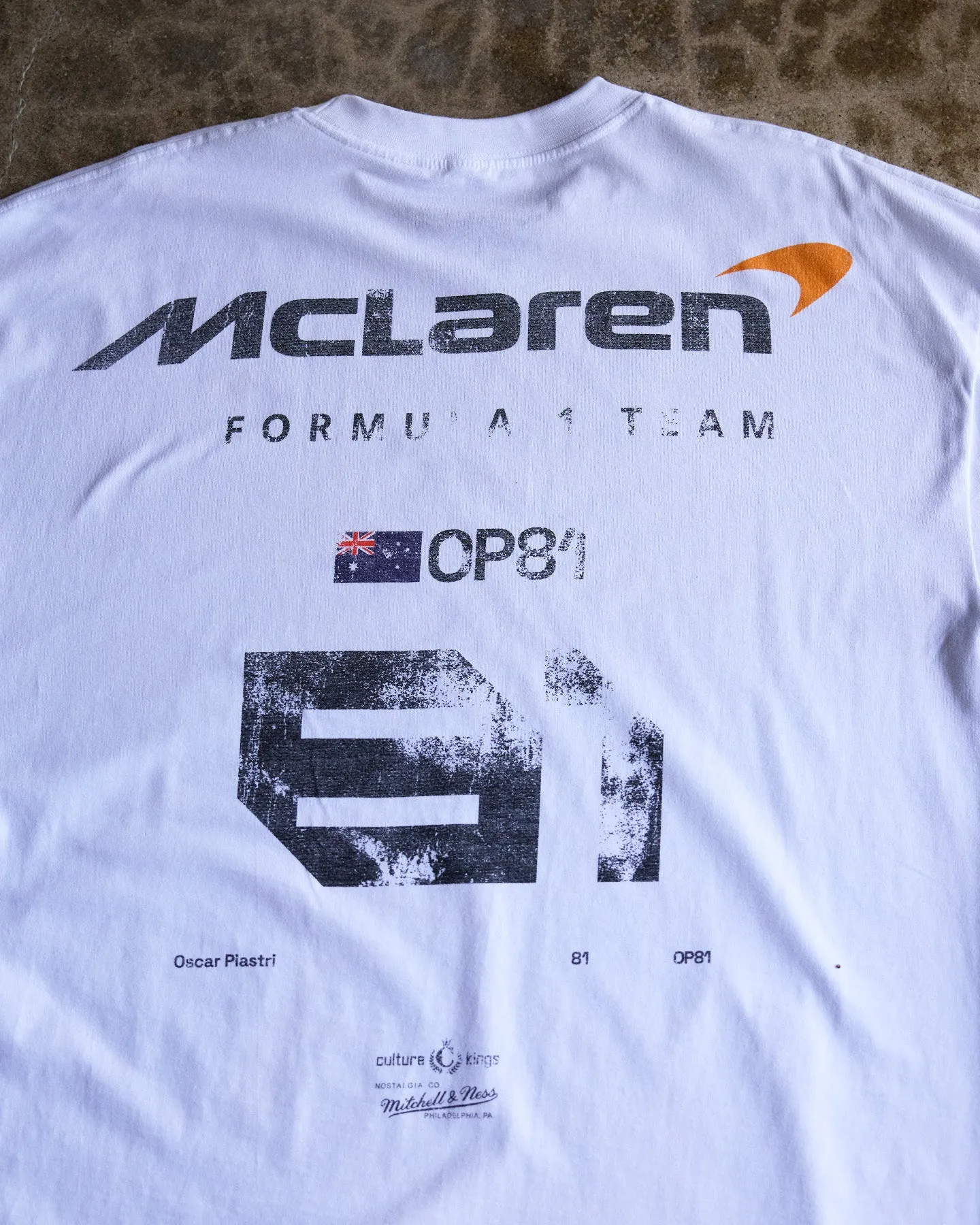 Culture Kings X McLaren F1 Oscar T-Shirt White sold by Culture Kings product image thumbnail 5