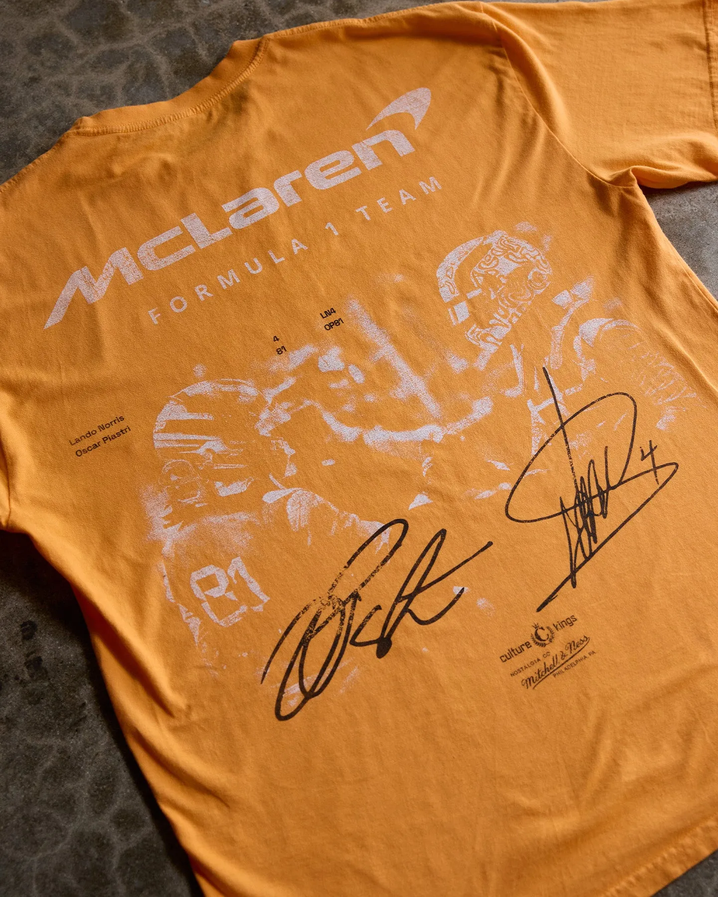 Culture Kings X McLaren F1 Oscar & Lando T-Shirt Orange sold by Culture Kings product image thumbnail 4