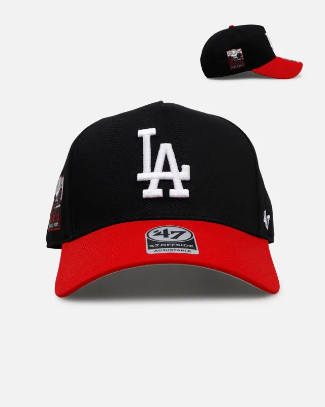 47 Brand Los Angeles Dodgers 'Black And Red Variety Pack' 47 Offside Snapback Black/Red sold by Culture Kings