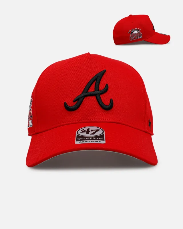 47 Brand Atlanta Braves 'Black And Red Variety Pack' 47 Offside Snapback Red/Black sold by Culture Kings