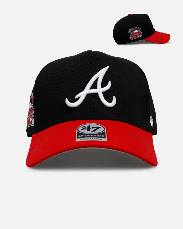 47 Brand Atlanta Braves 'Black And Red Variety Pack' 47 Offside Snapback Black/Red sold by Culture Kings