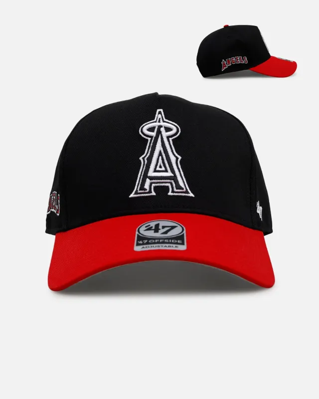 47 Brand Los Angeles Angels 'Black And Red Variety Pack' 47 Offside Snapback Black/Red sold by Culture Kings