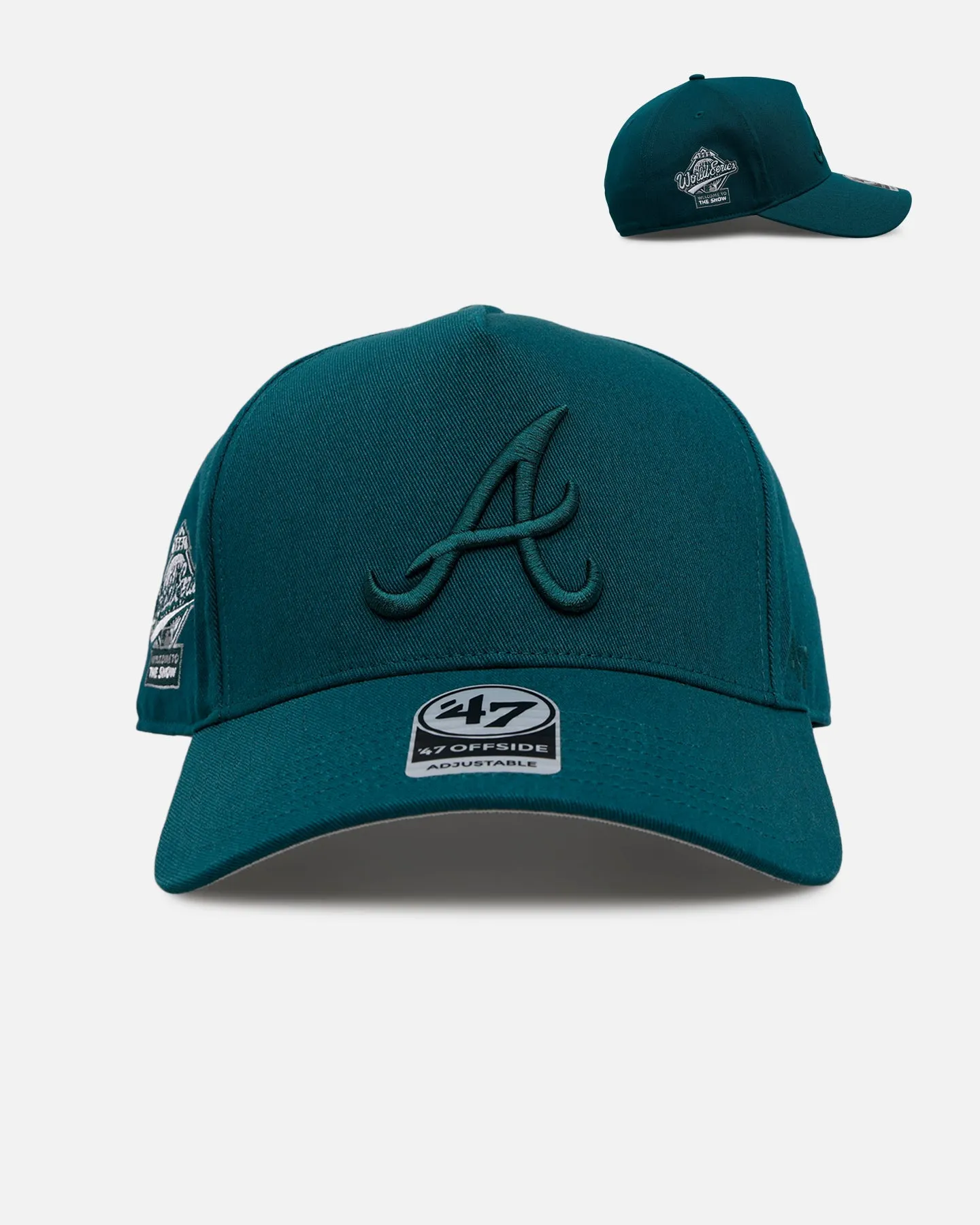 47 Brand Atlanta Braves 'Pacific Green' 47 Offside Snapback Pacific Green sold by Culture Kings