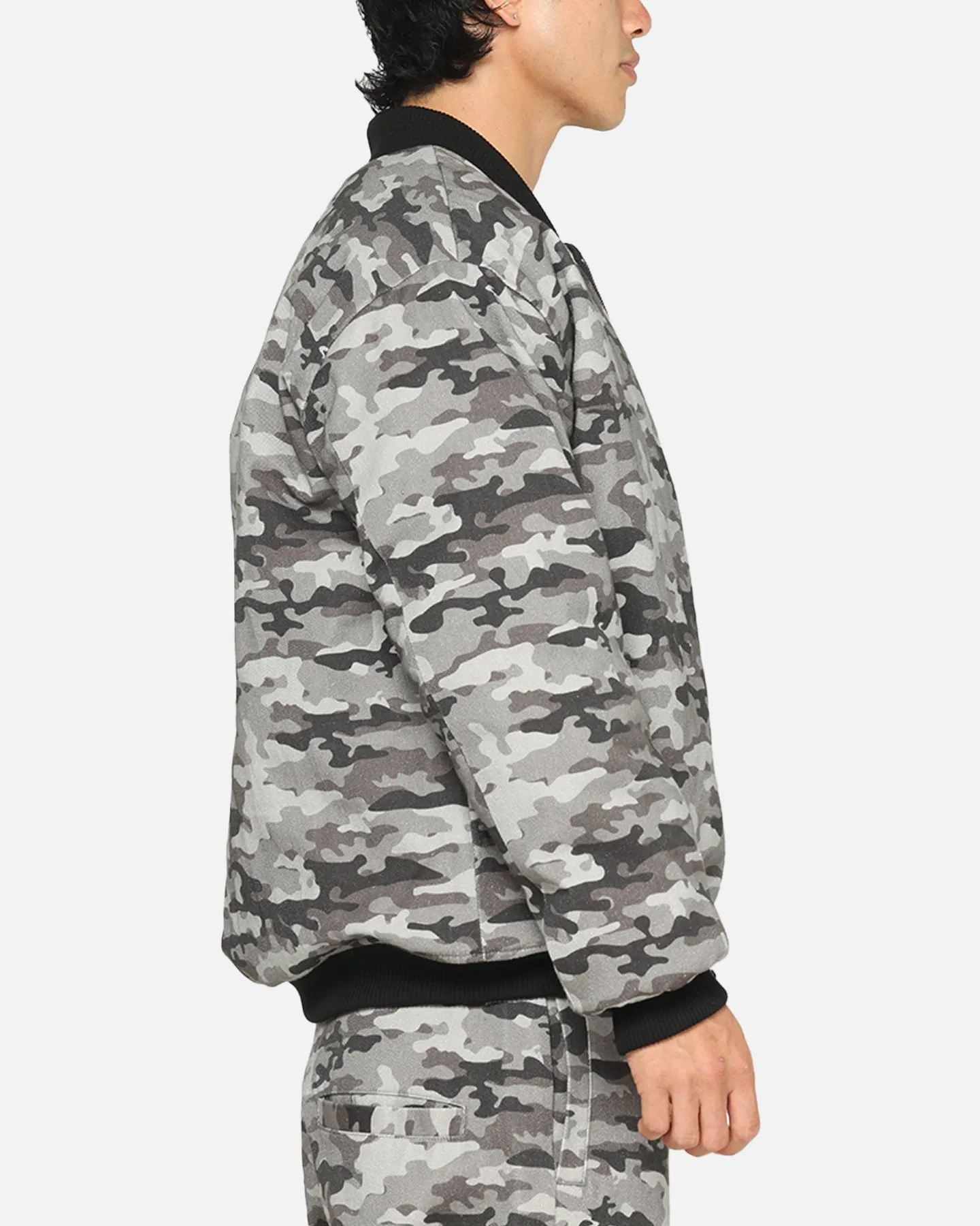 Carre Camo Bomber Jacket Black Camo sold by Culture Kings product image thumbnail 4