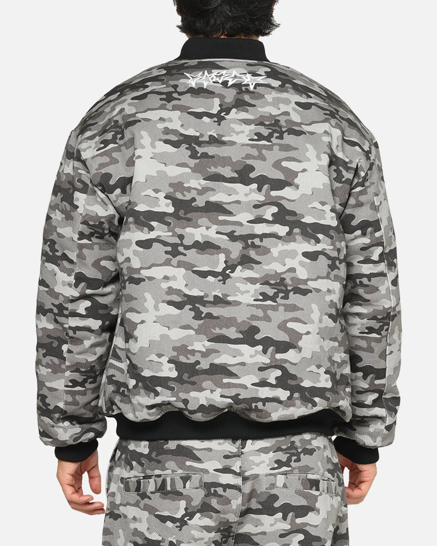 Carre Camo Bomber Jacket Black Camo sold by Culture Kings product image thumbnail 2