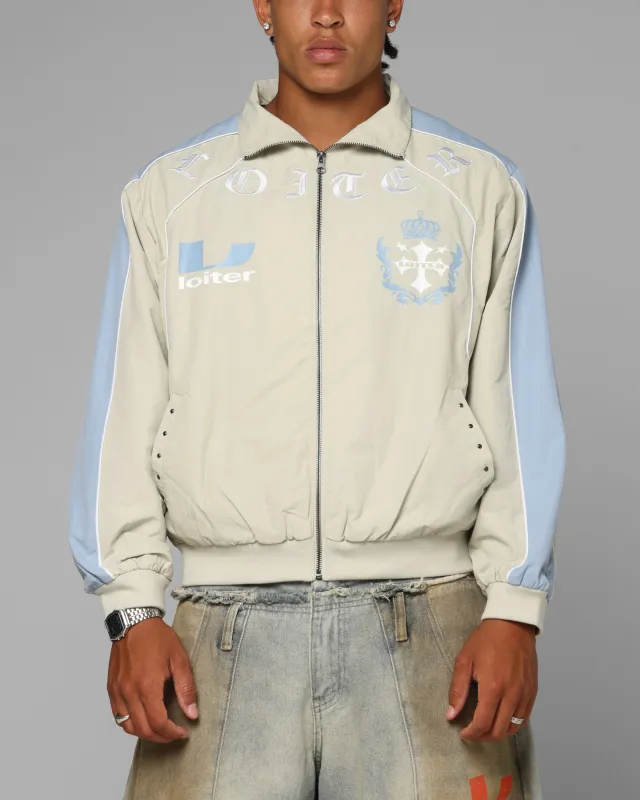 Loiter Imperial Track Jacket Grey sold by Culture Kings