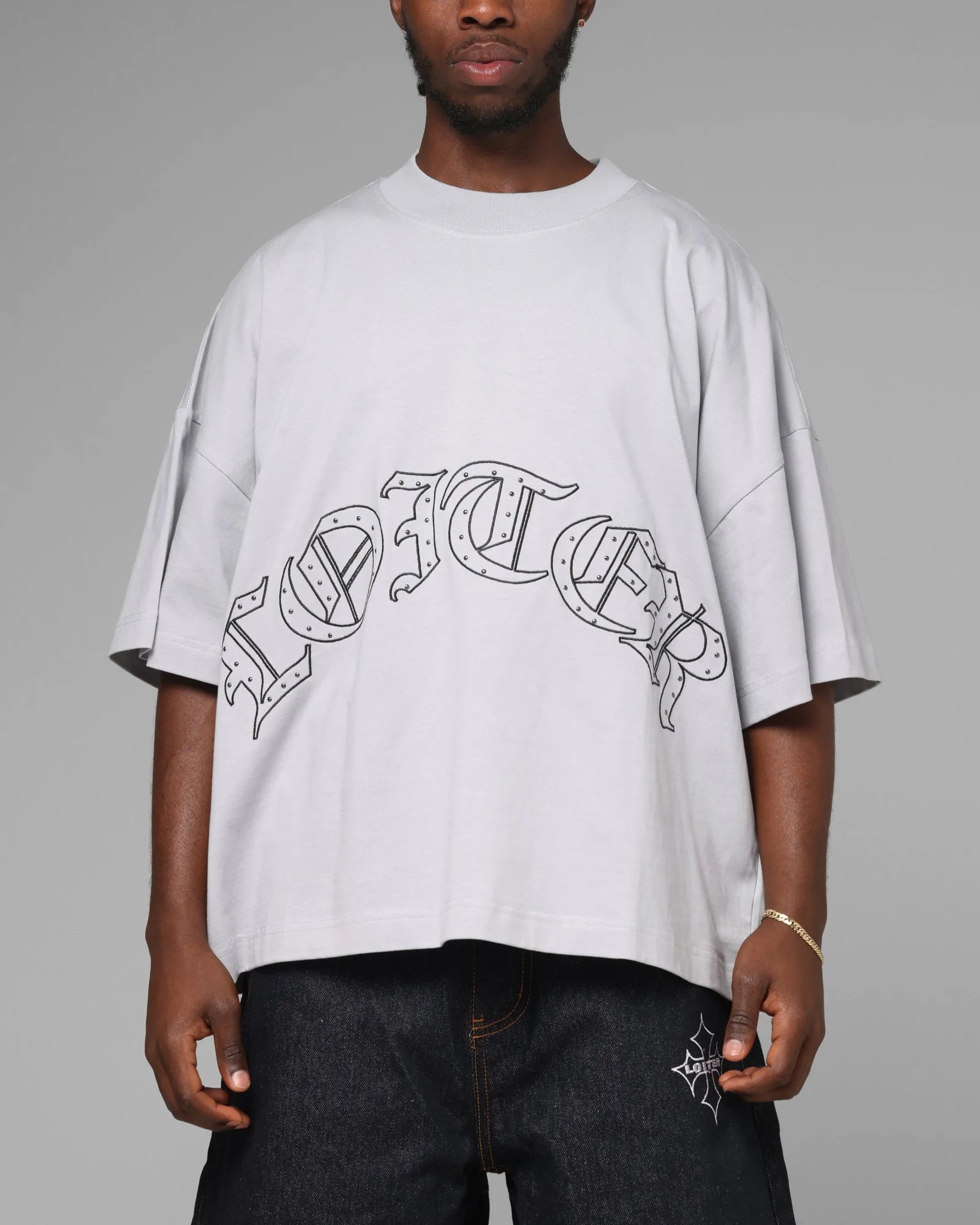 Loiter Destruct T-Shirt Grey sold by Culture Kings