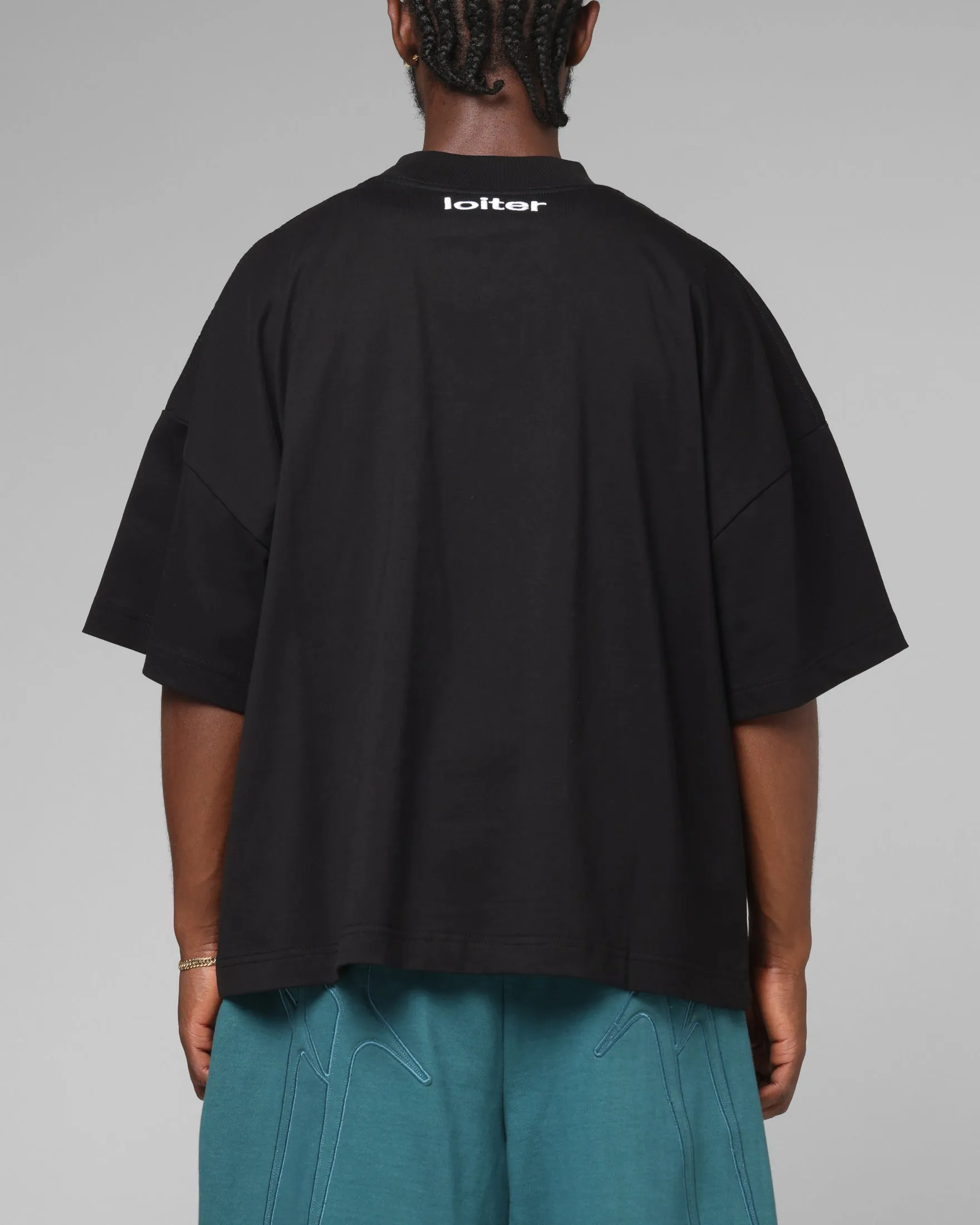 Loiter Destruct T-Shirt Black sold by Culture Kings product image thumbnail 3