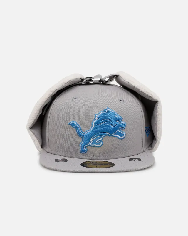 New Era Detroit Lions 'Classic Dog Ear' 59FITY Dog Ear Fitted Official Team Color sold by Culture Kings