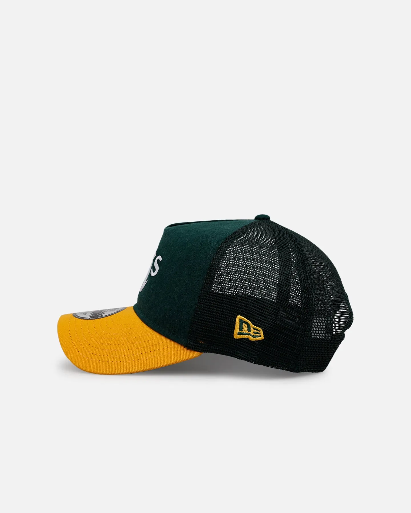 New Era Oakland Athletics 'Washed Truckers' 9FORTY A-Frame Trucker Snapback Official Team Color sold by Culture Kings product image thumbnail 4