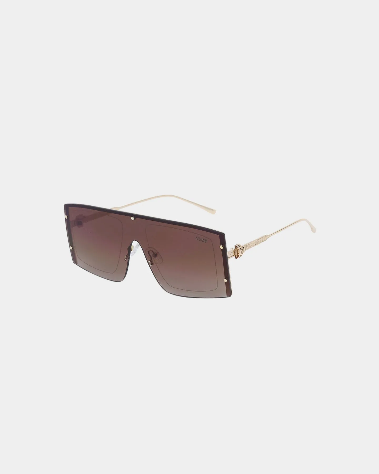 NUQE As IF Sunglasses Brown/Gold sold by Culture Kings product image thumbnail 2