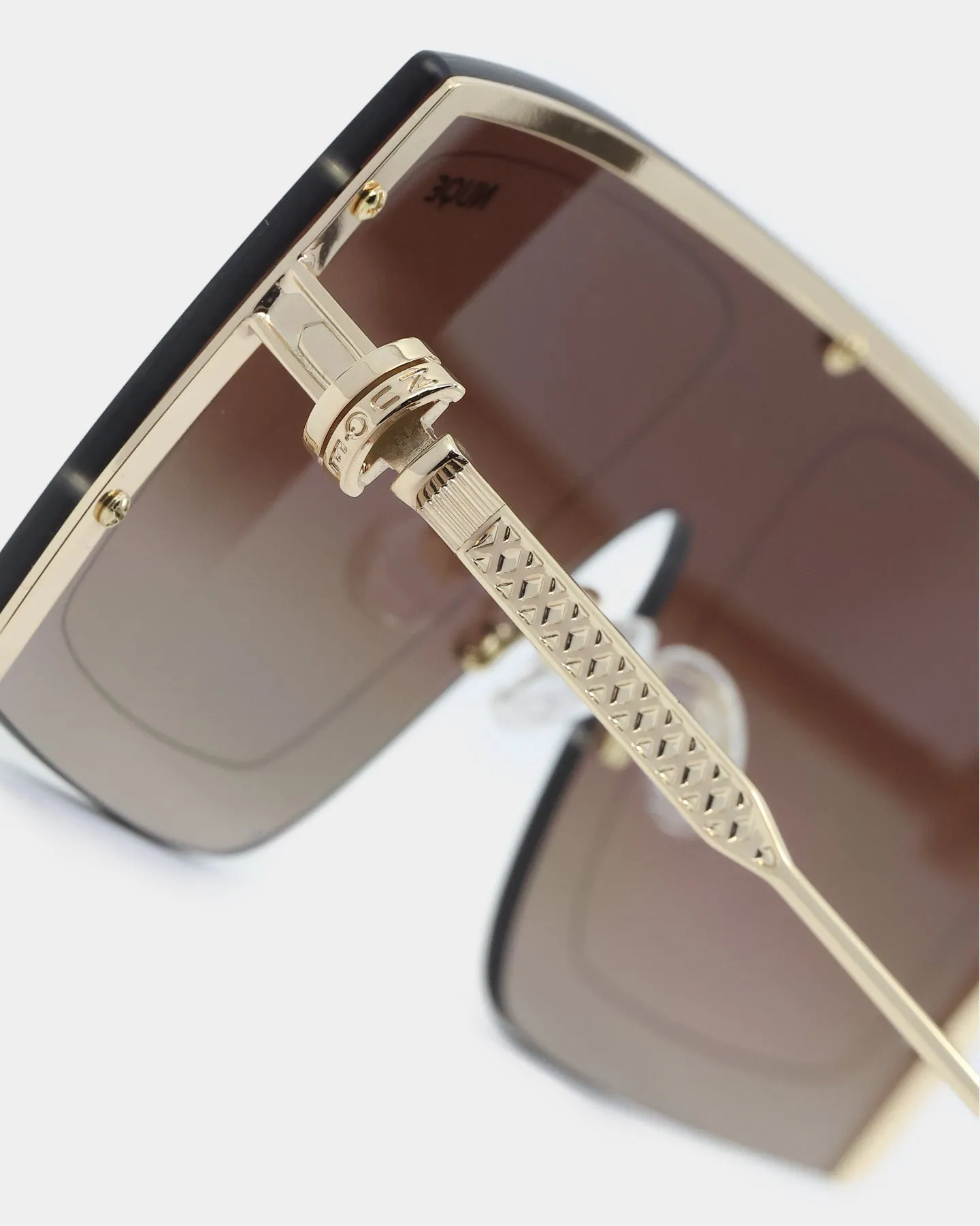 NUQE As IF Sunglasses Brown/Gold sold by Culture Kings product image thumbnail 4