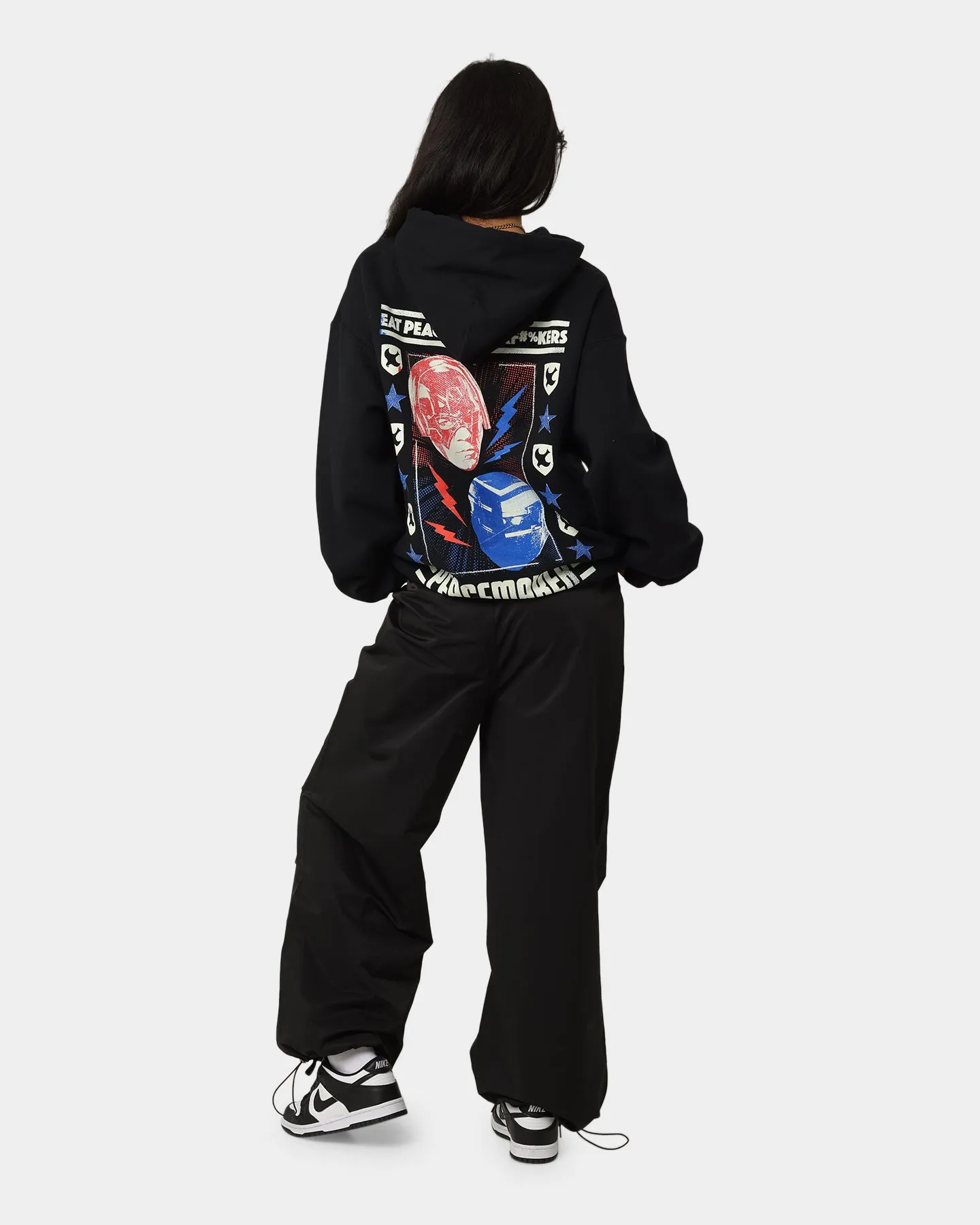 Goat Crew X Peacemaker Eat Peace MF Hoodie Black sold by Culture Kings product image thumbnail 3