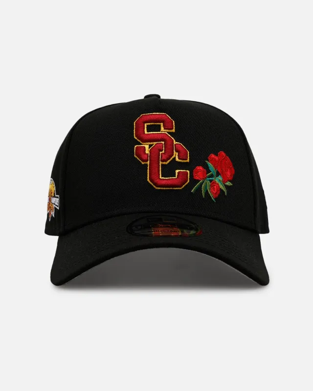 New Era University Of Southern California Trojans 'Rose Emblem' 9FORTY A-Frame Snapback Official Team Color sold by Culture Kings