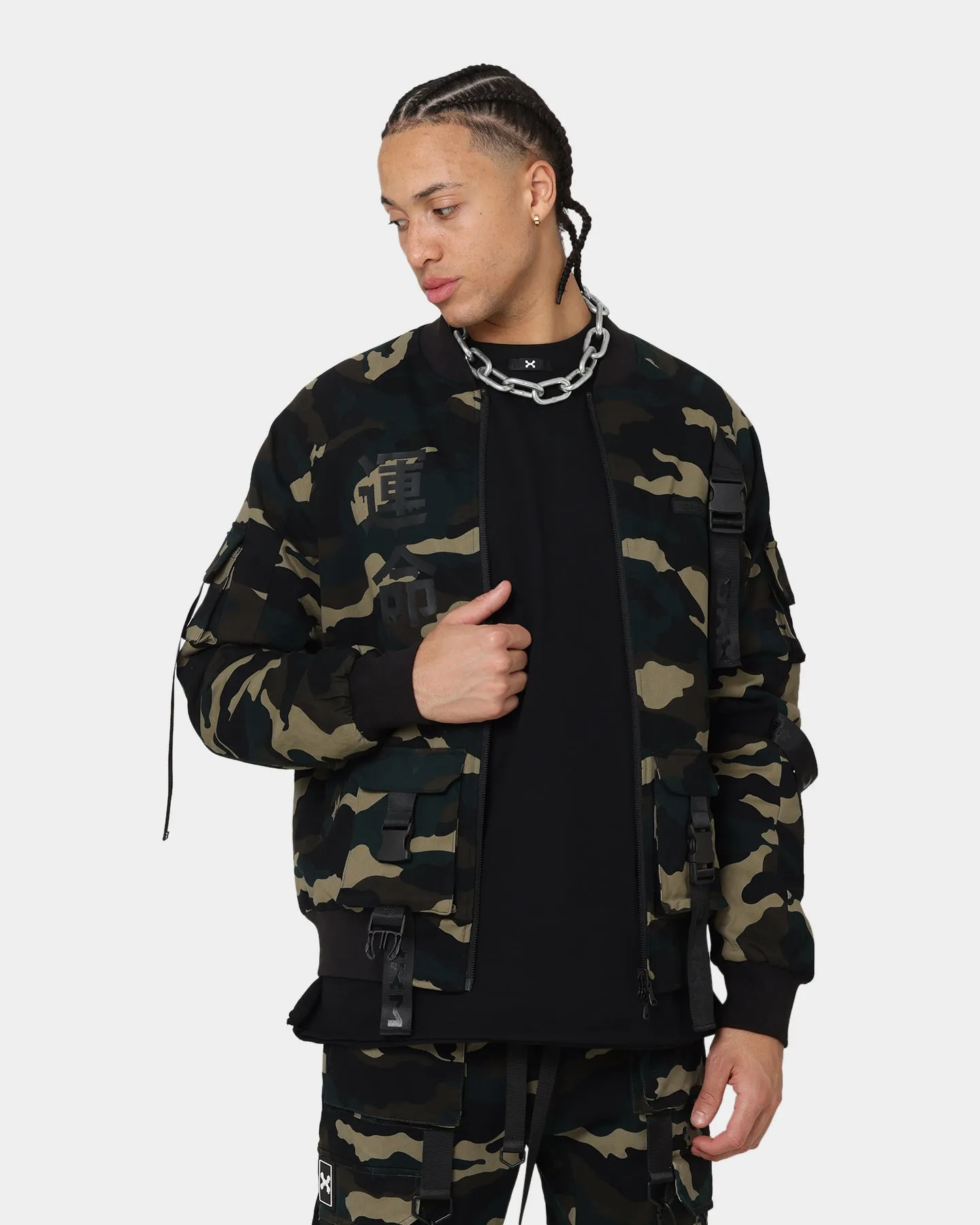 DXXMLIFE L-4 A Camo Utility BXmber Woodland Camo sold by Culture Kings